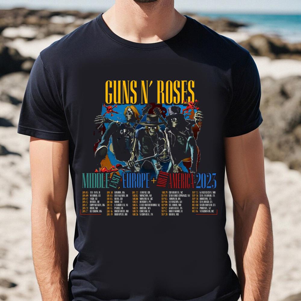 Guns N' Roses Tour 2023 T-shirt