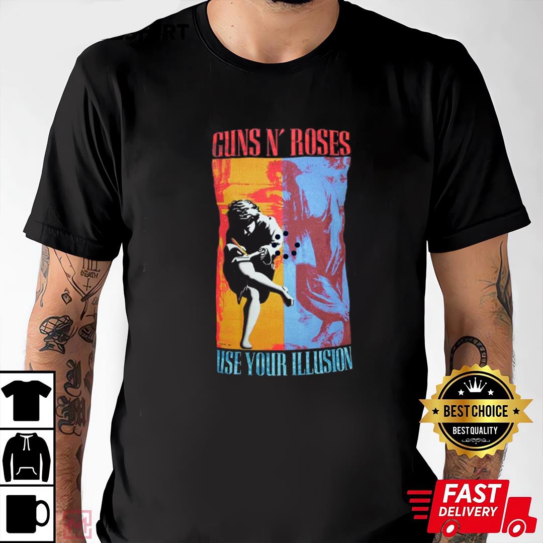 Guns n Roses 1991 Illusion Combo T-Shirt