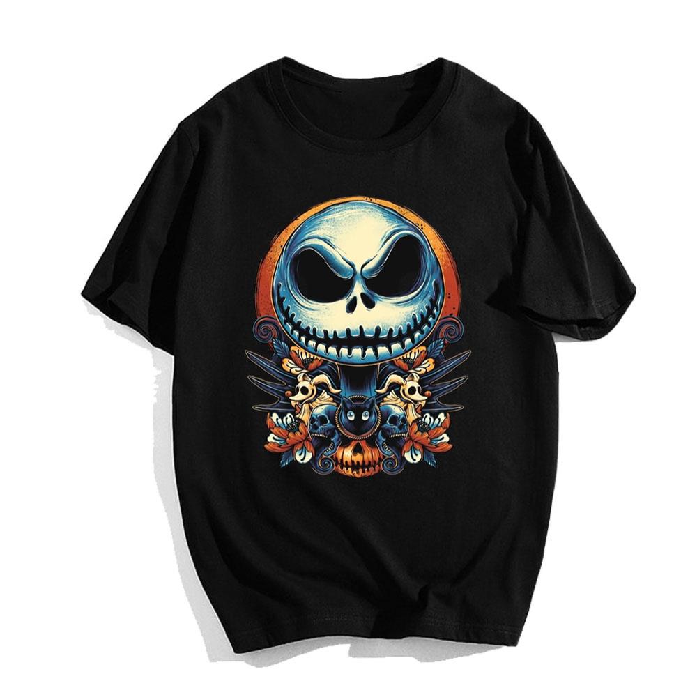 Halloween Horror Jack Skelton Sublimation T-Shirt