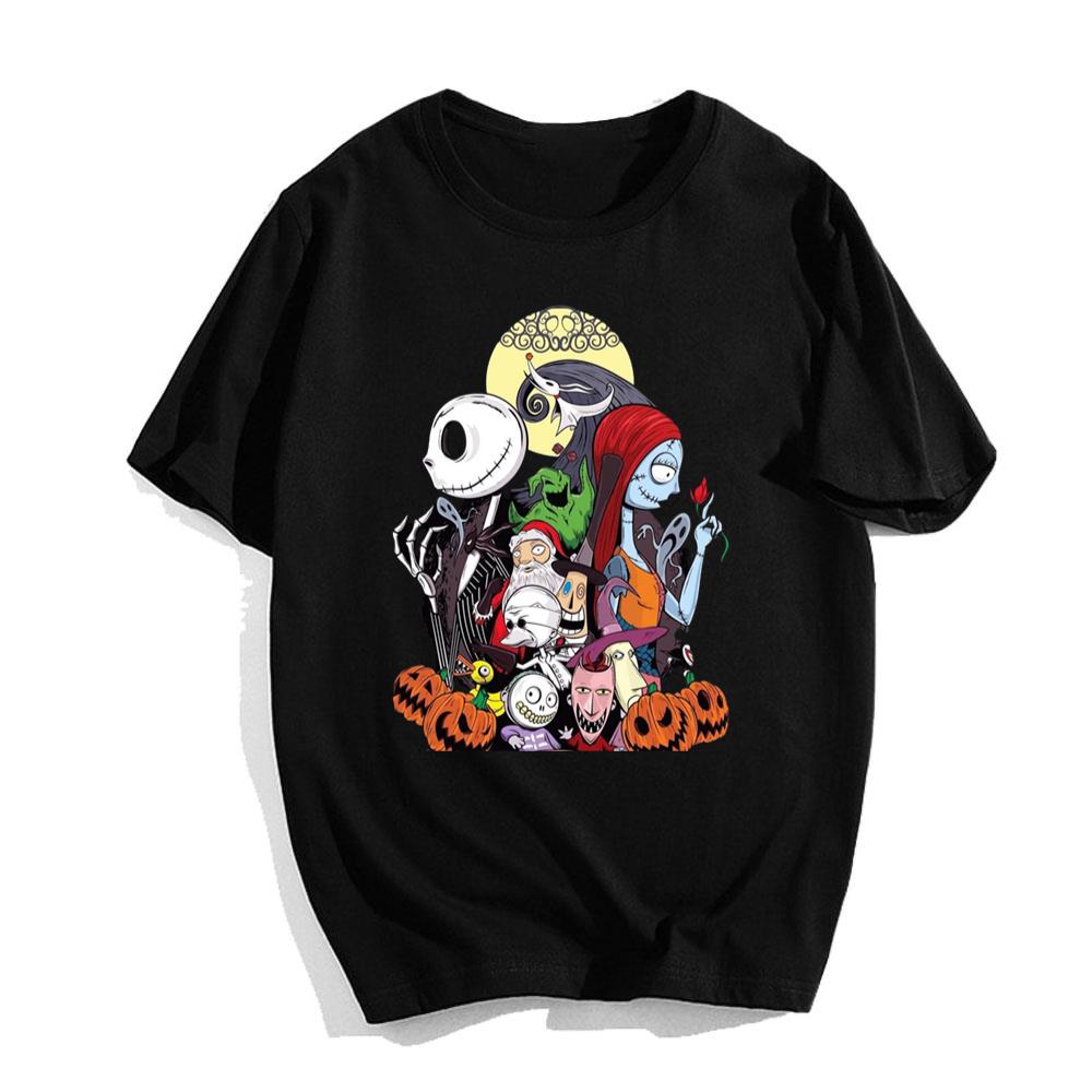 Halloween Jack And Sally Nightmare Before Christmas T-Shirt