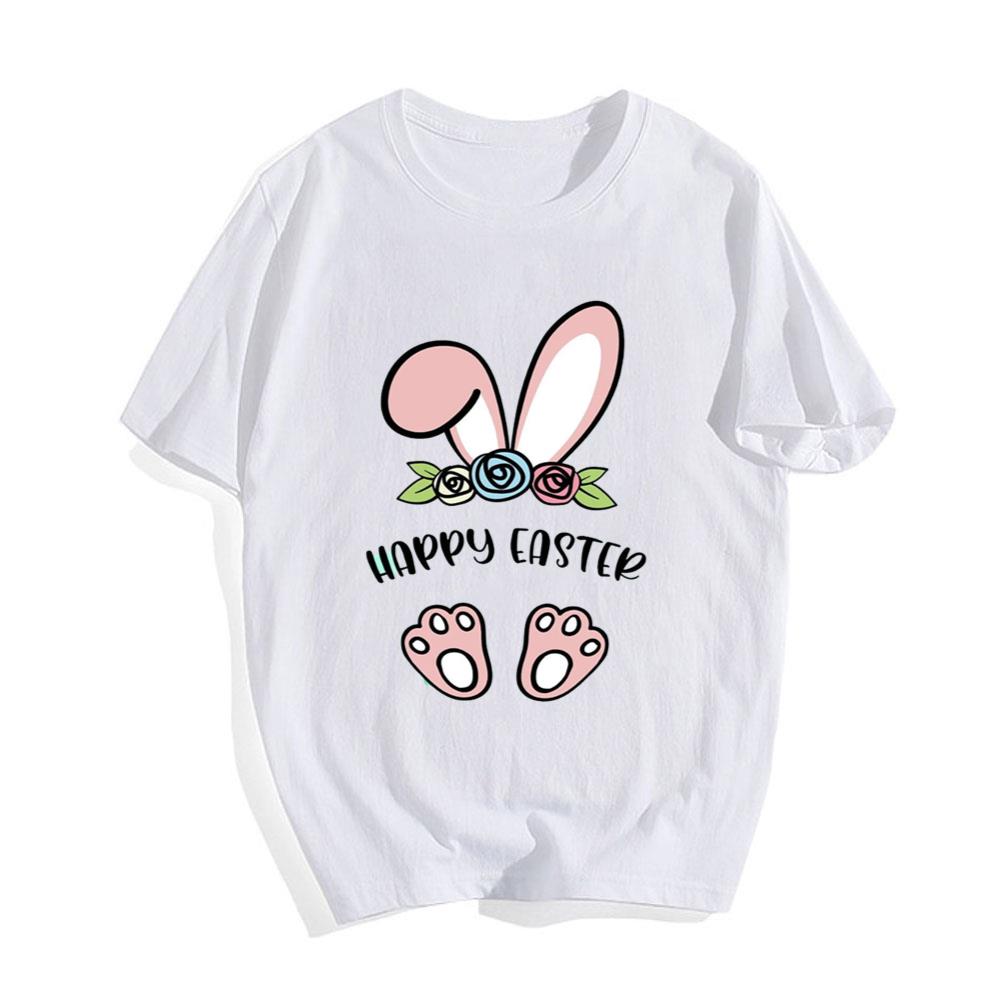 Happy Easter Day Cute Easter Bunny T-Shirts For Kids