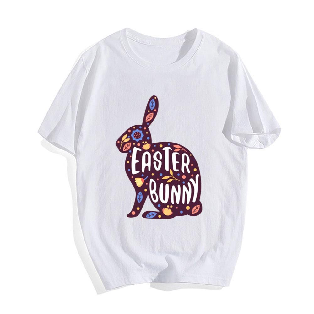 Happy Easter Day Cute Easter Bunny T-Shirts for Women