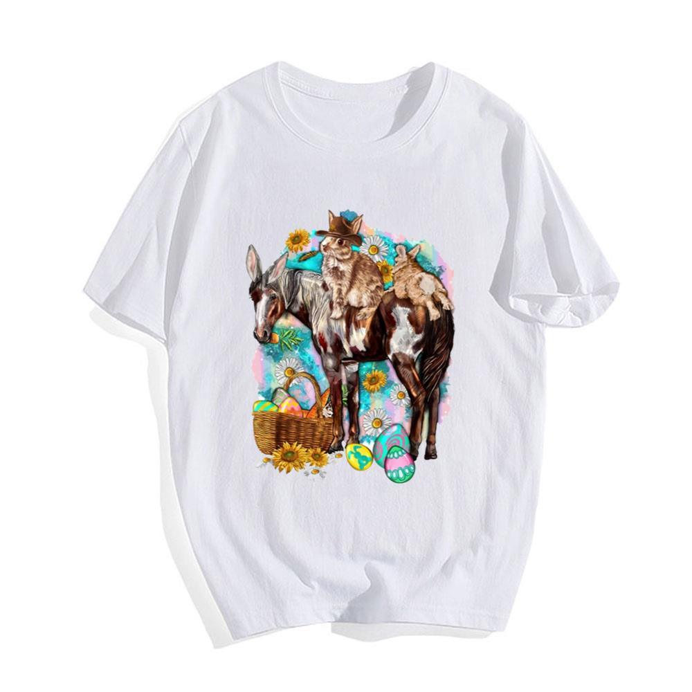 Happy Easter Day Rodeo Easter Rodeo Cowboy T-shirt