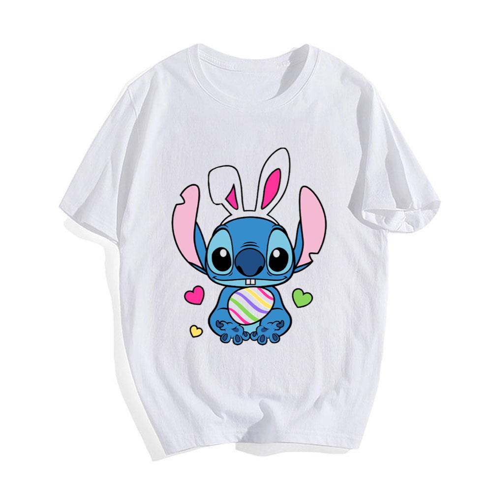 Happy Easter Day Stitch Easter Bunny T-Shirt
