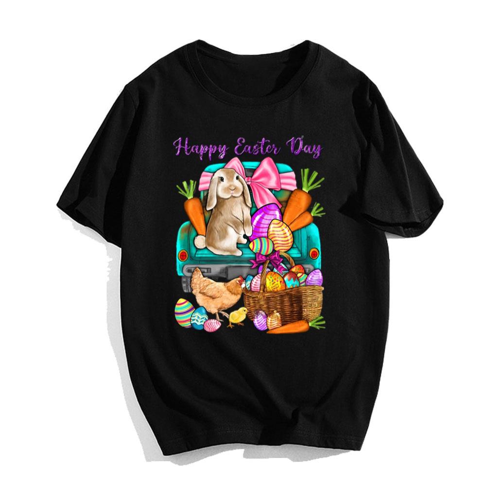 Happy Easter Day Truck Easter Truck Day T-Shirt
