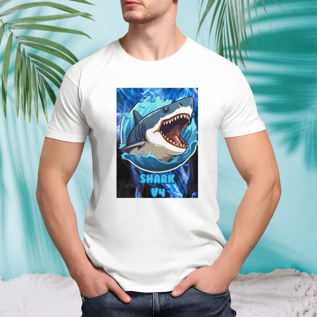 Blox Fruits Shark V4 Poster shirt