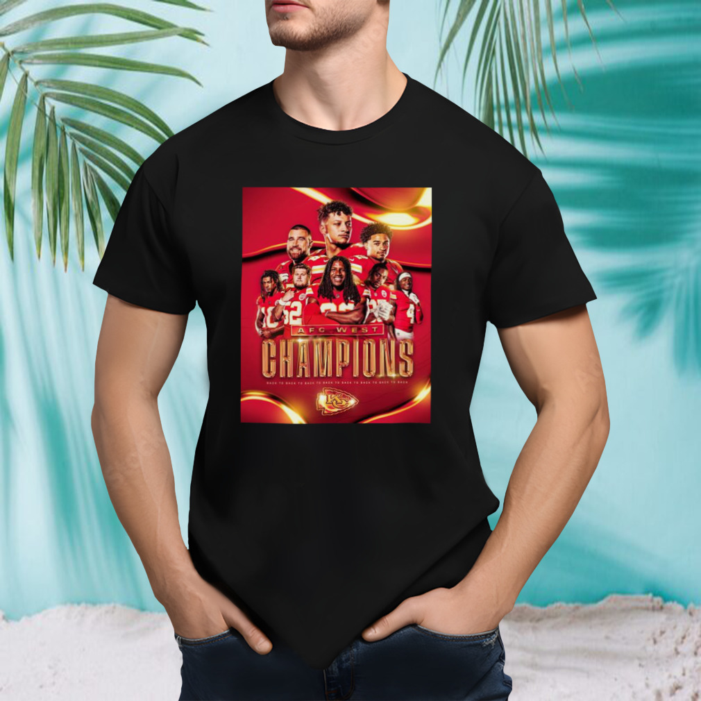 Kansas City Chiefs 8x AFC West Champions Shirt