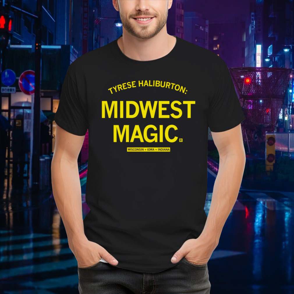 Tyrese haliburton midwest magic shirt
