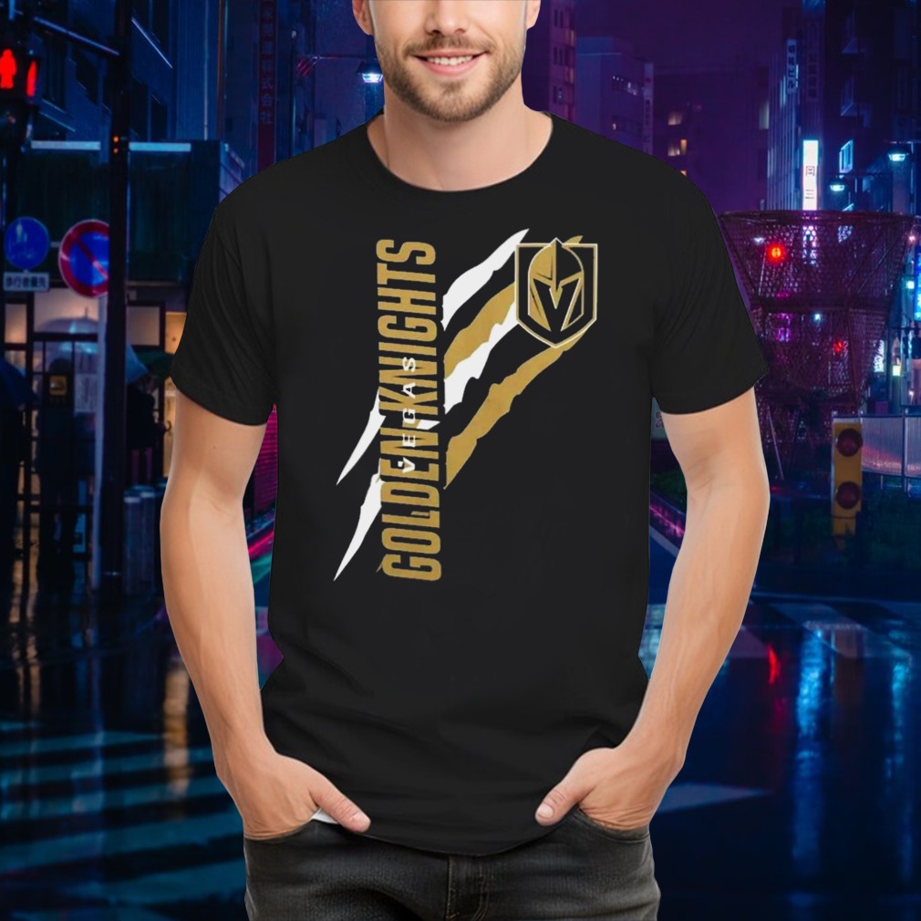 Vegas Golden Knights Starter Black Color Scratch Shirt