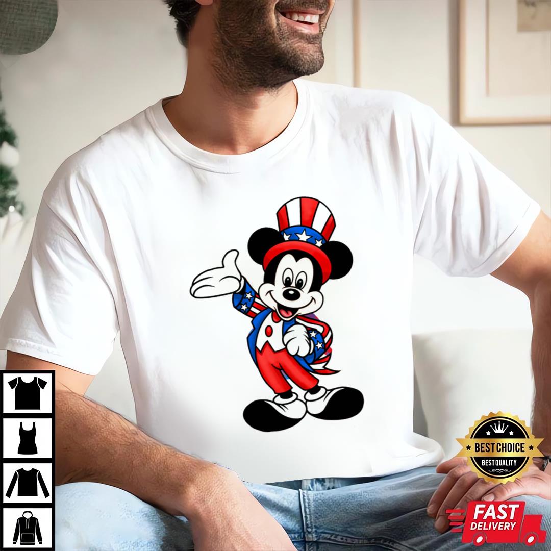 Happy Independence Day Shirt, Disney Mickey America Memorial Day Shirt
