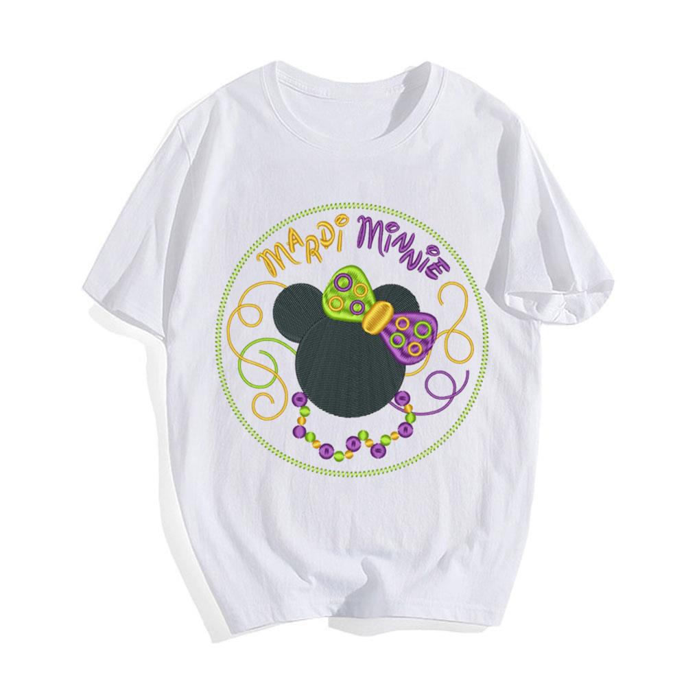 Happy Mardi Gras Minnie Mouse Disney Mardi Gras T-Shirts