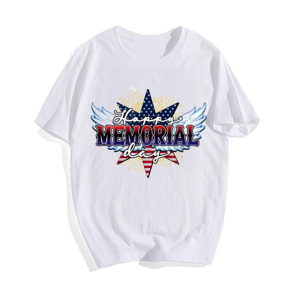 Happy Memorial Day 4th Of July T-Shirt For Women