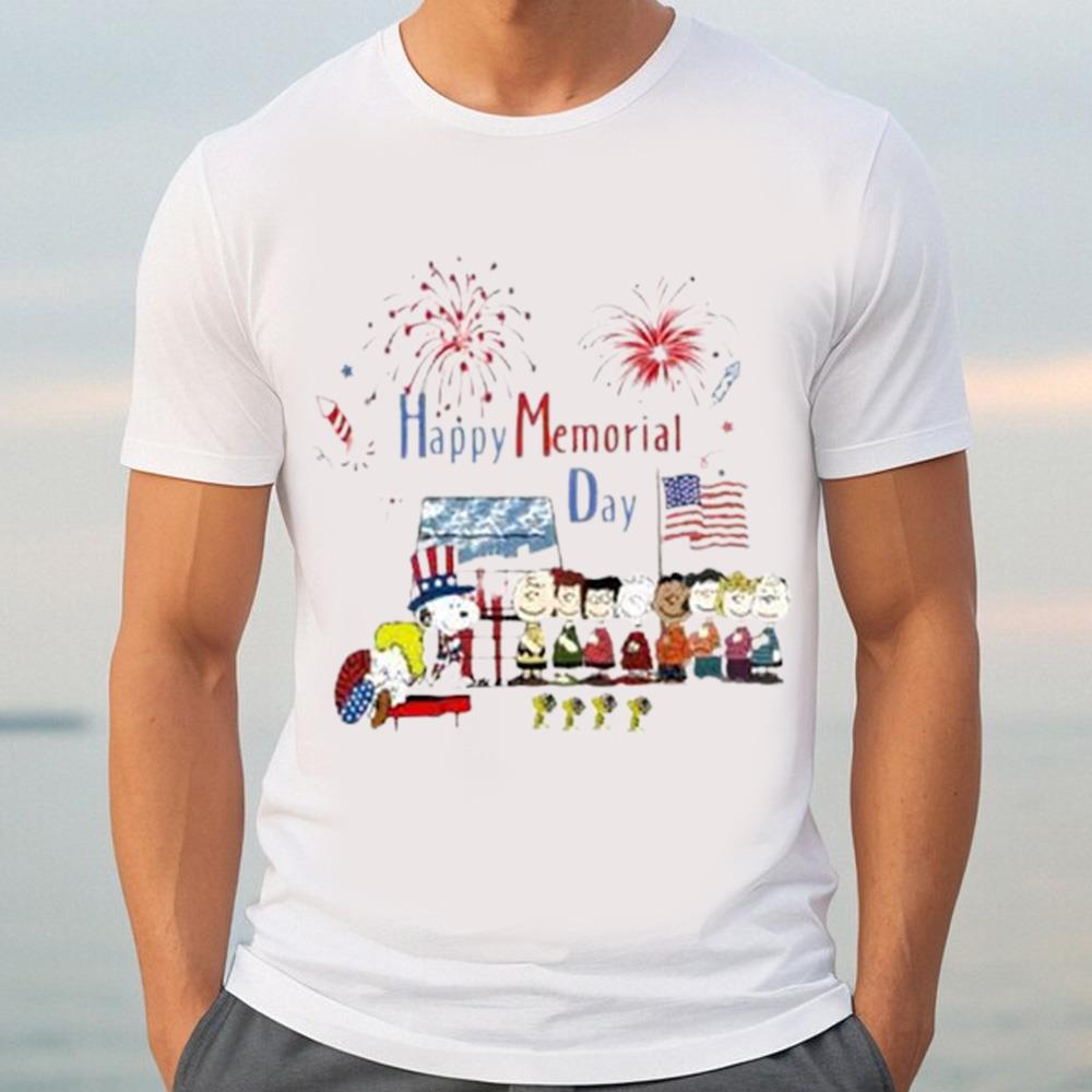 Happy Memorial Day Snoopy T Shirt