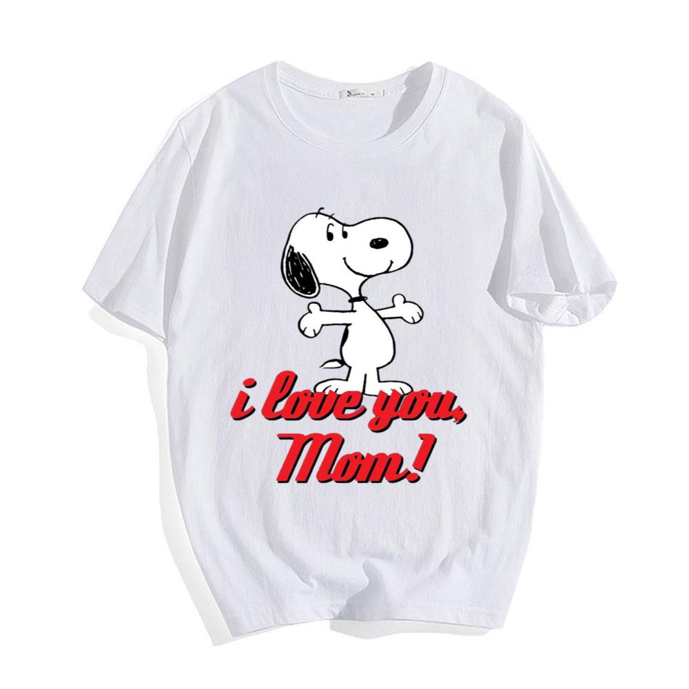 Happy Mother's Day I Love You Snoopy Mom T-Shirt