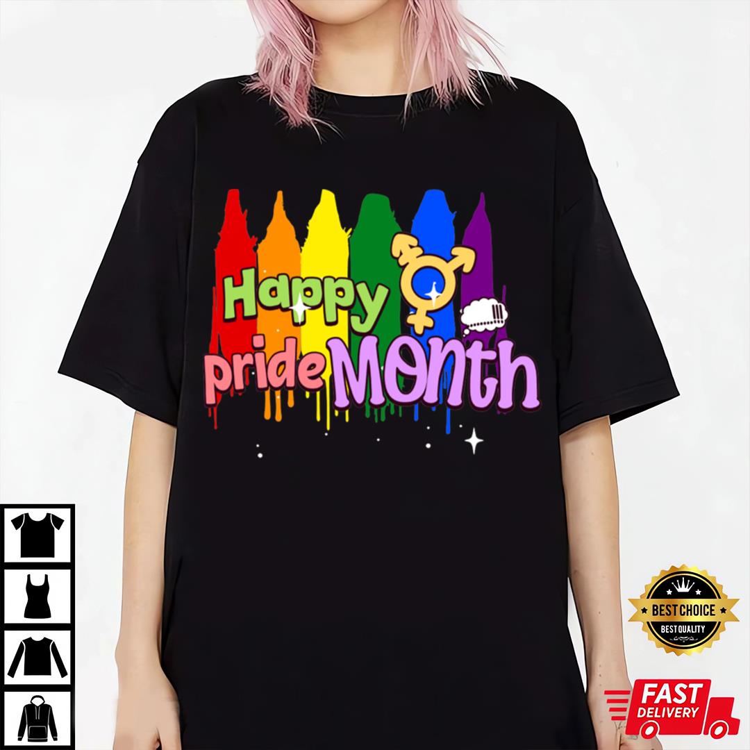 Happy Pride Month Colorful T-Shirt