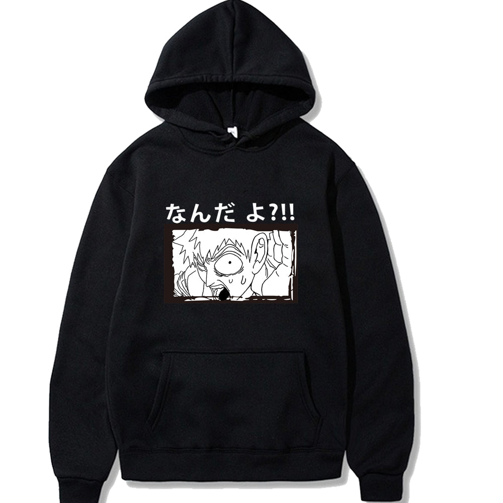 Harajuku Mob Psycho 100 Reigen Arataka Hoodies Fashion Long Sleeve Casual Sweatshirt