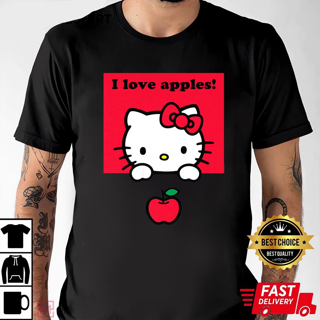 Hello Kitty I Love Apples T-Shirt