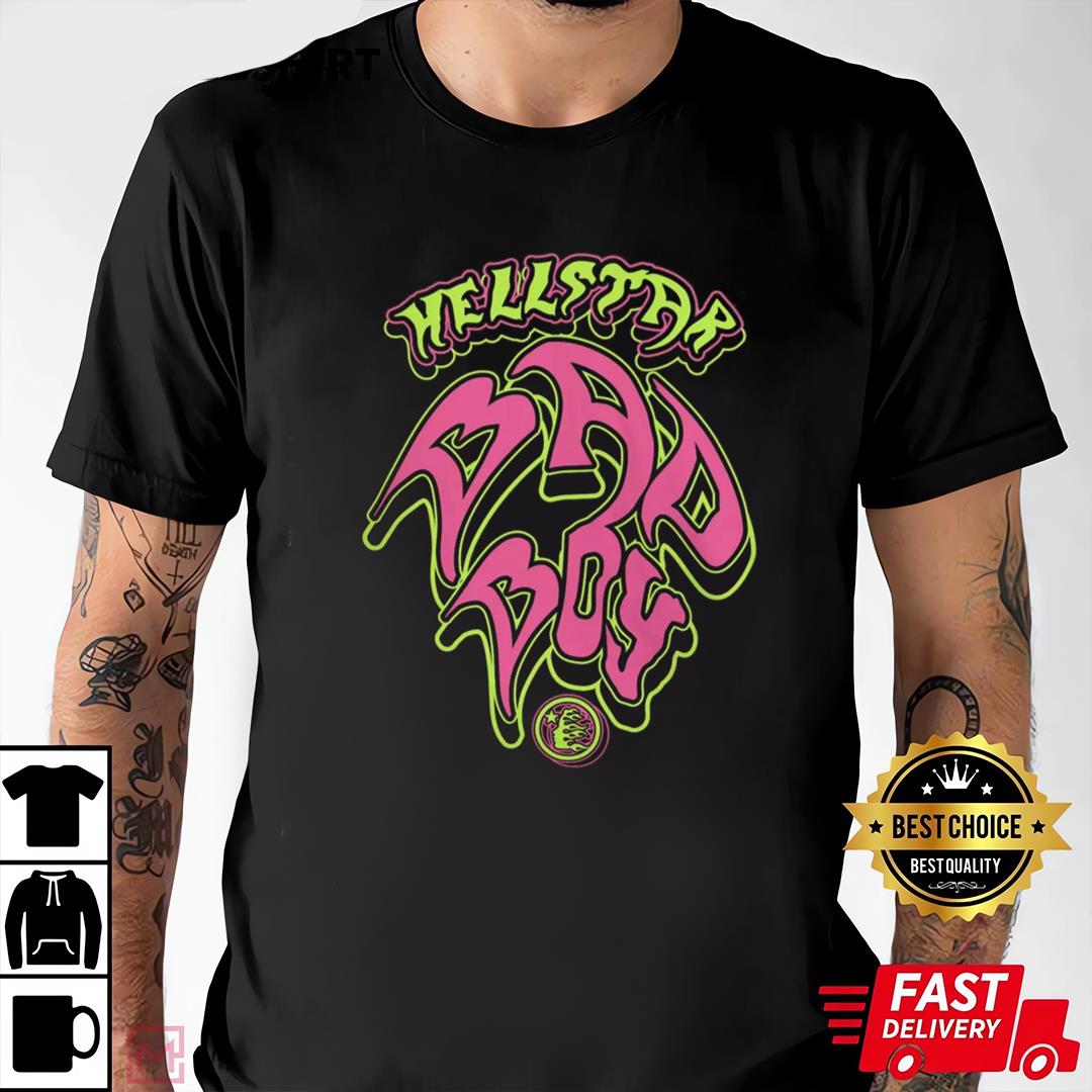 Hellstar Studios Rodman Tee Shirt Neon Clothing
