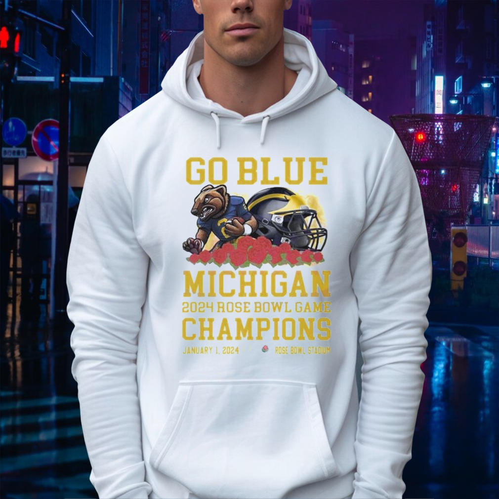 Michigan Wolverines Mascot Go Blue 2024 Rose Bowl Game Champions Rose ...