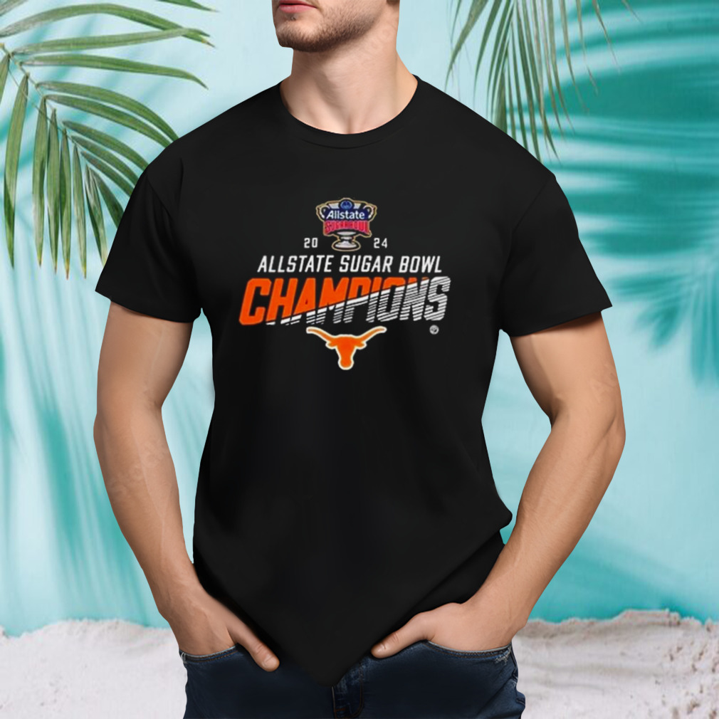 Texas Longhorns Football 2024 Allstate Sugar Bowl Champions CFB Playoff T-shirt