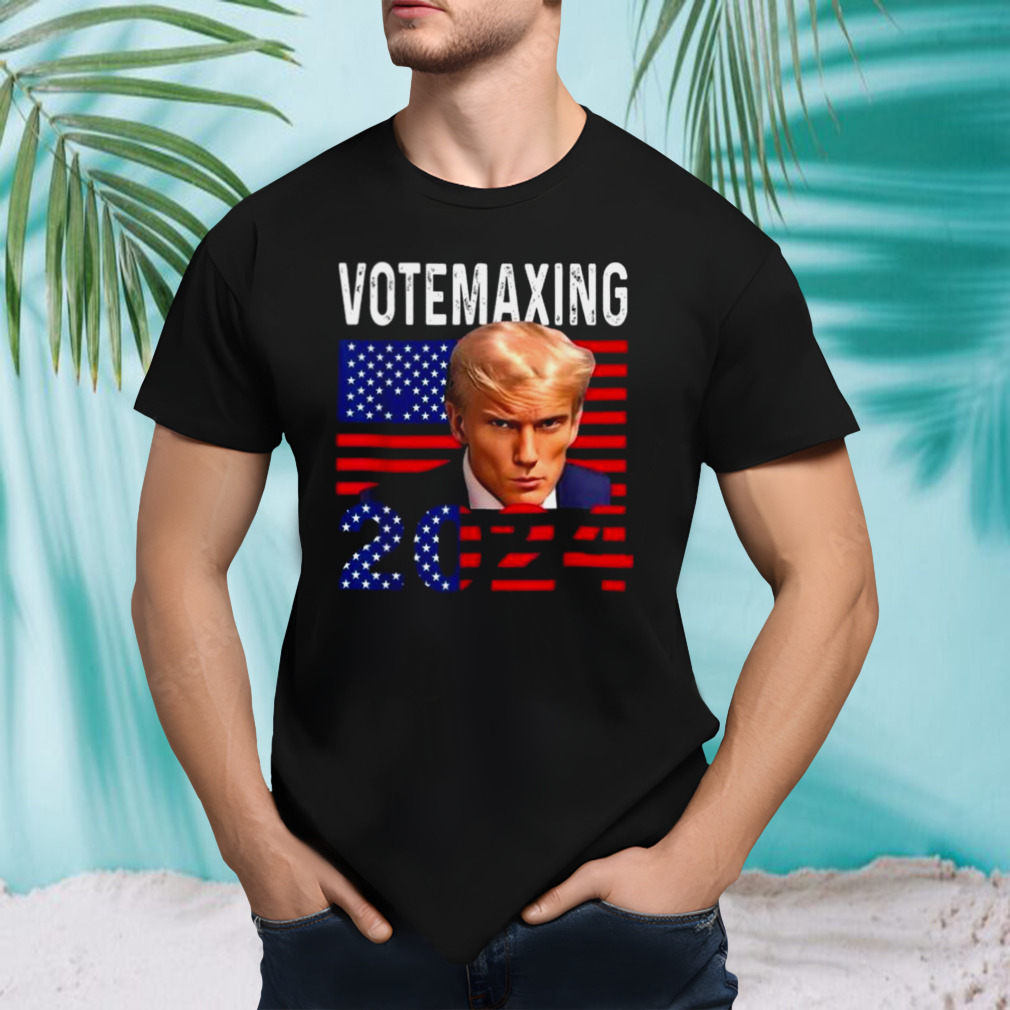 Trump Looksmax Trump Mewing Vote Maxxing 2024 Shirt