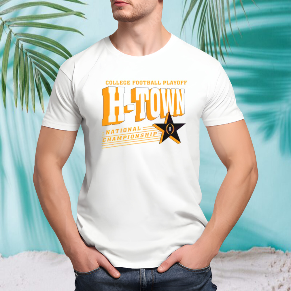 College Football Playoff H Town National Championship football shirt