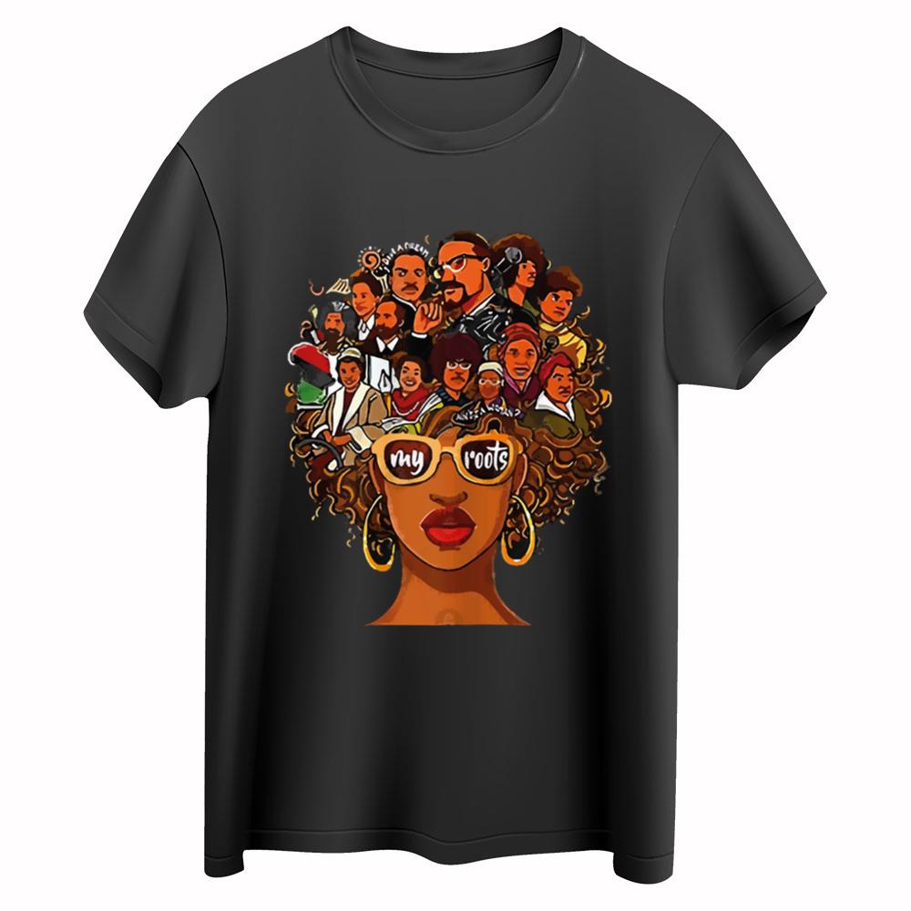 I Love My Roots Back Powerful History Month Juneteenth Tee Shirts