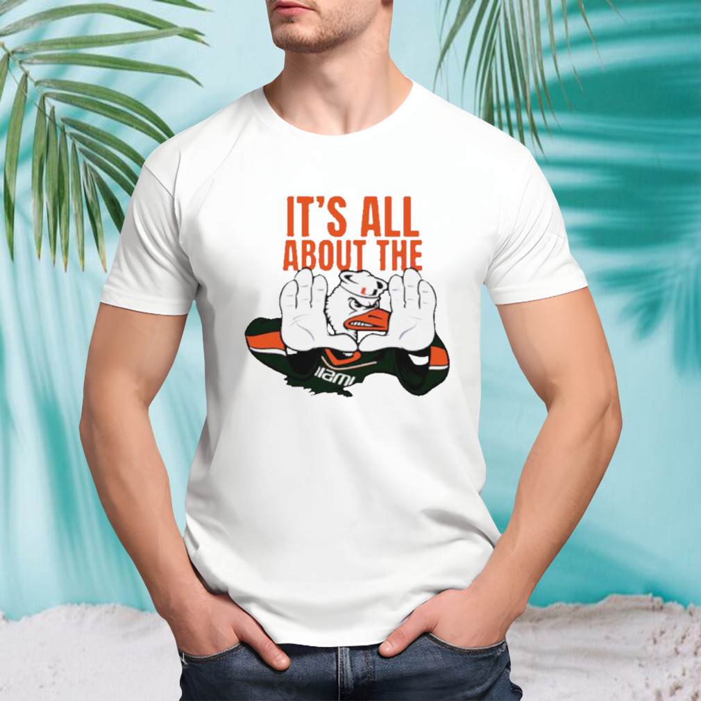 Its all about the Miami Hurricanes mascot football shirt