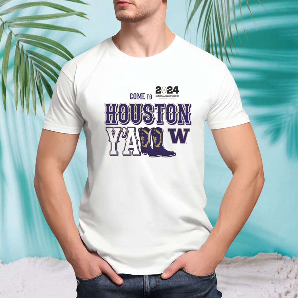 Washington Football 2024 Welcome To Houston Crew Retro Shirt
