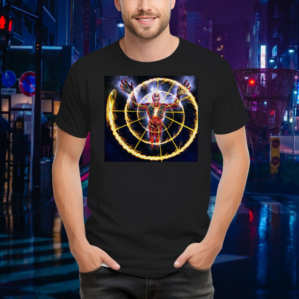 Alex Grey Cosmic Aura Circle 2020 Design Garpu shirt