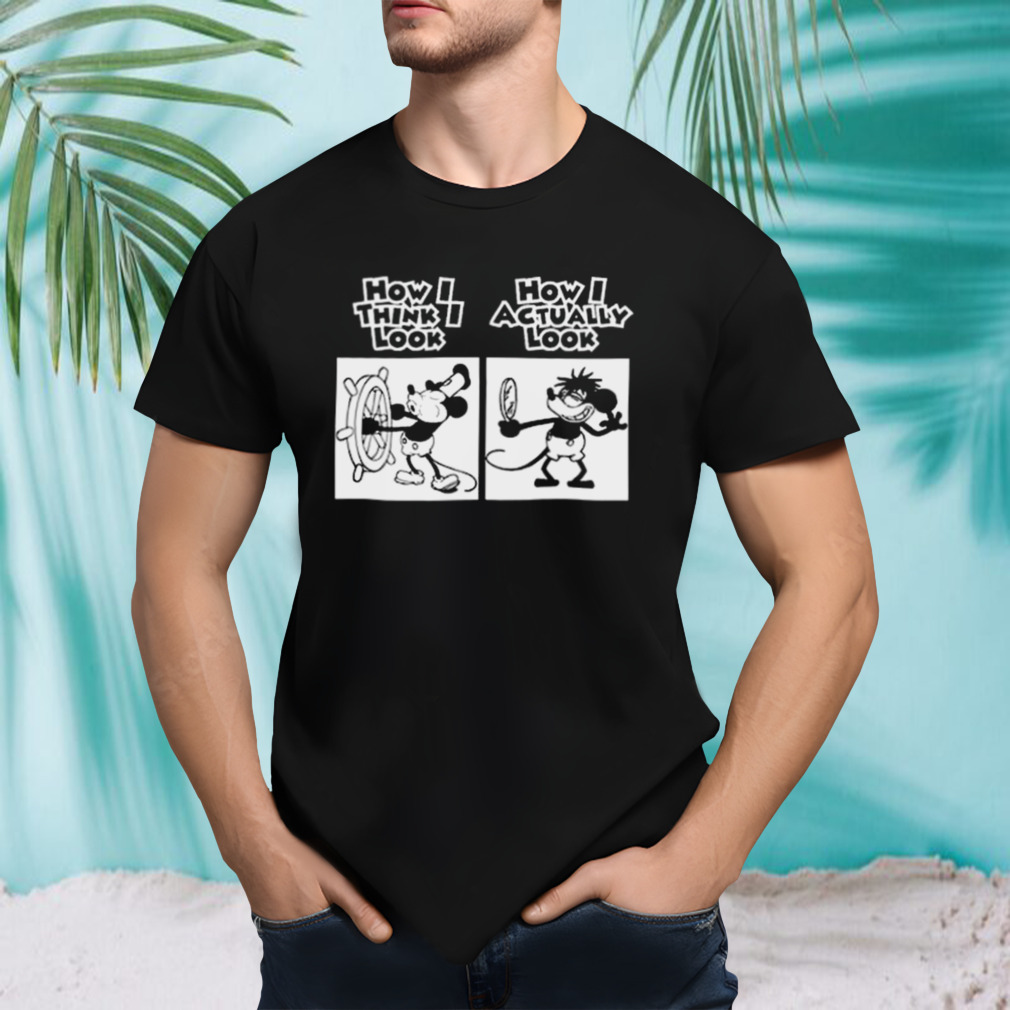 Walrus Carp How I Actually Look Steamboat Willie Meme Shirt