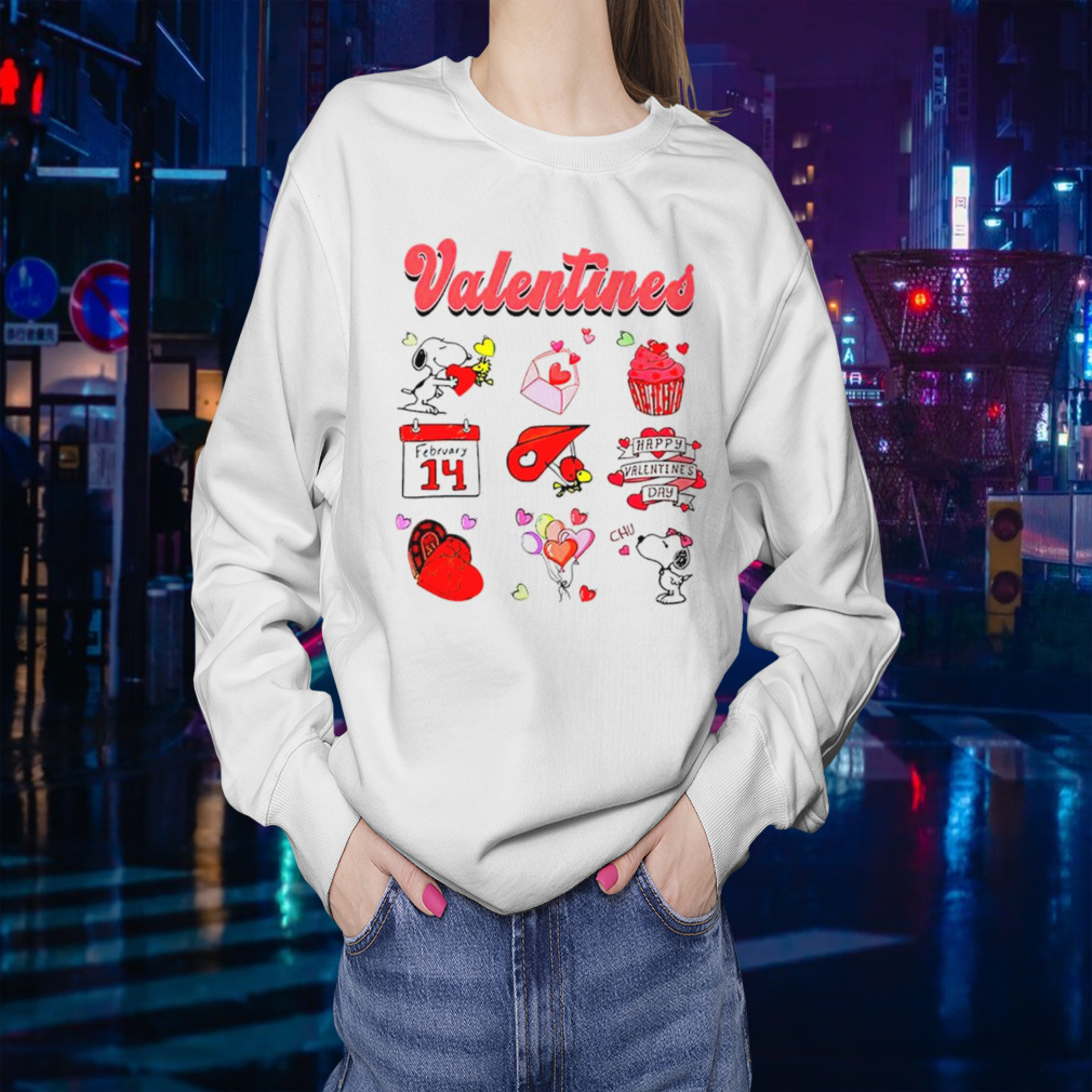 snoopy valentine's day shirt