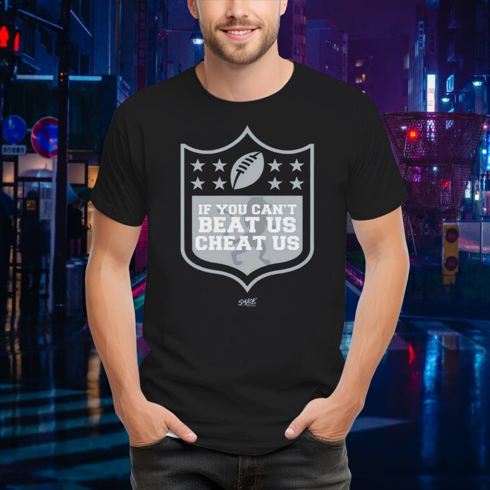 If you can’t beat us cheat us detroit Football T-Shirt