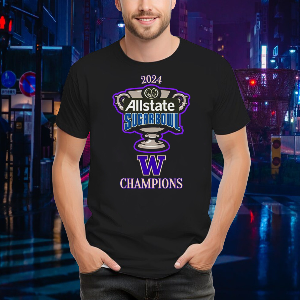 Washington Huskies 2024 Allstate Sugar Bowl Champions shirt