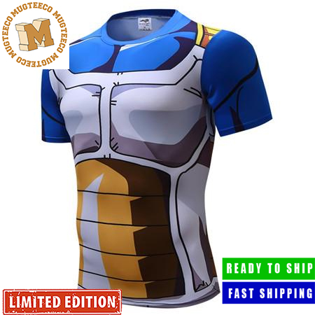 Dragon Ball Z Vegeta Saiyan Armor All Over Print Workout Unisex T-Shirt