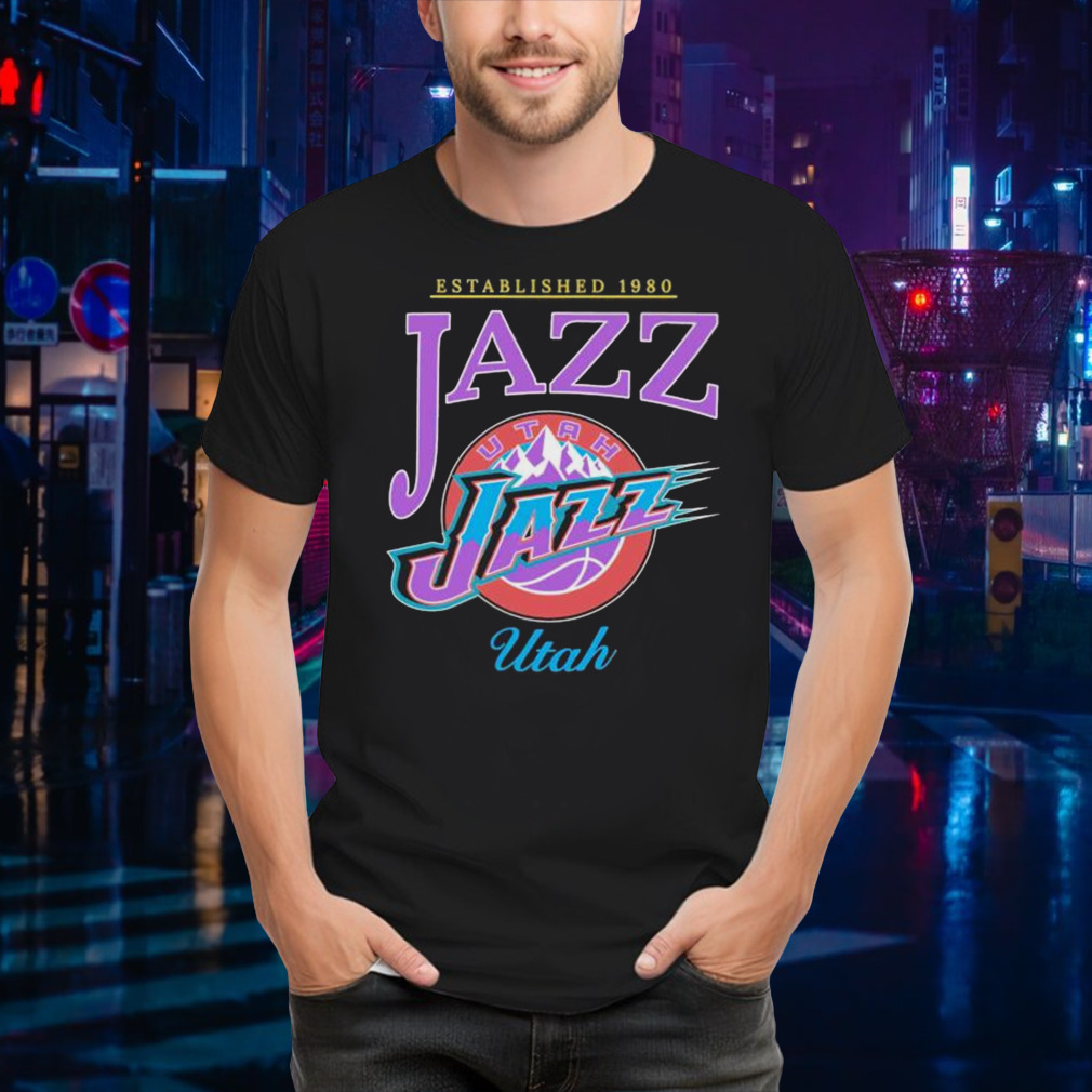 Established 1980 Jazz NBA Utah Jazz Basketball Shirt