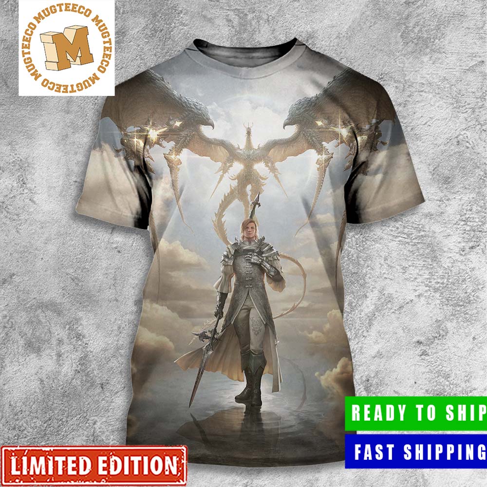 Final Fantasy XVI Dion Lesage Dominant Of The Eikon Bahamut All Over Print Shirt