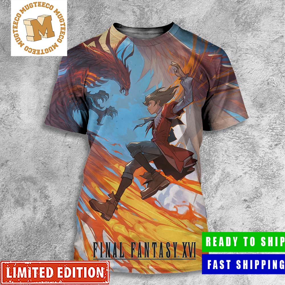 Final Fantasy XVI Joshua And Phoenix All Over Print Shirt