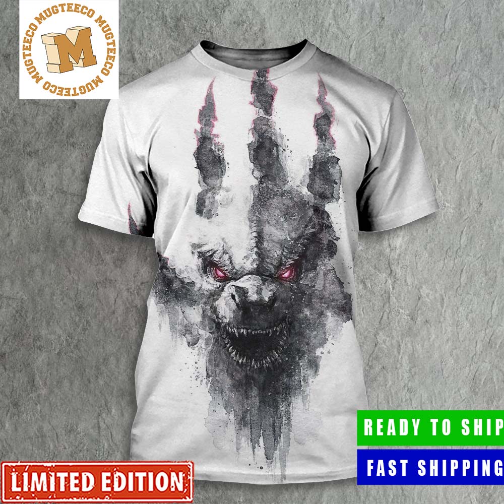 Godzilla x Kong The New Empire Unite 2024 Godzilla First Poster All Over Print Shirt