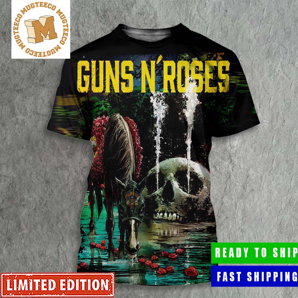 Guns N Roses Saratoga Performing Arts Center Saratoga Springs NY Sep 1 2023 All Over Print Shirt