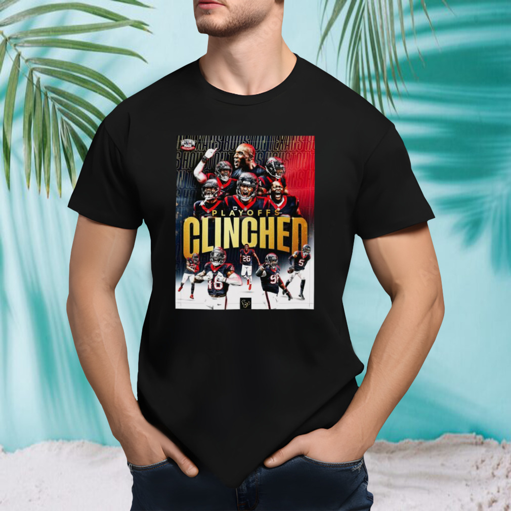 Houston Texans 2023 NFL Playoffs Clinched Shirt