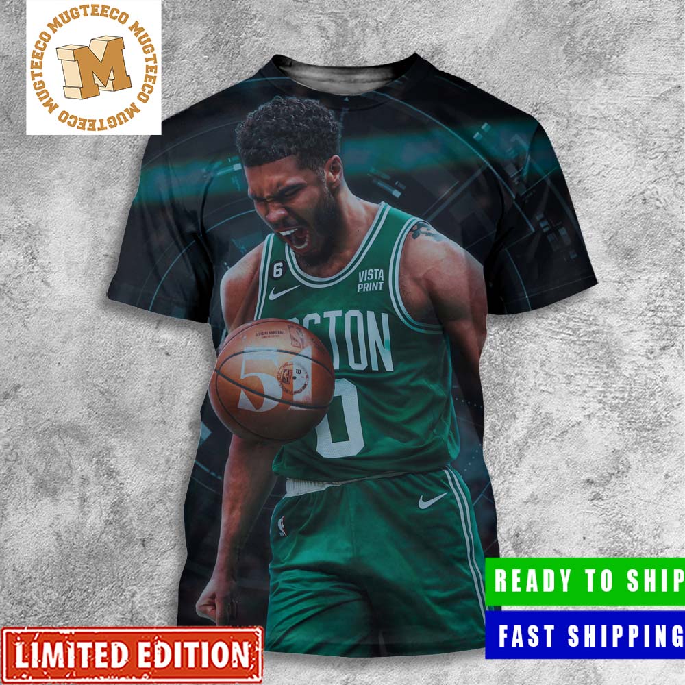 Jayson Tatum Mr Game7 From Boston Celtics All Over Print Shirt