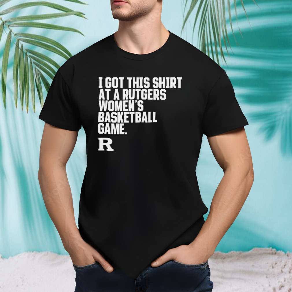 Rutgers Scarlet Knights I got this shirt at a rutgers women’s basketball game shirt