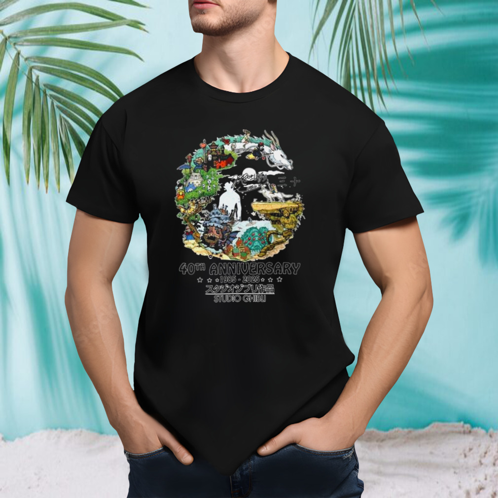 Studio Ghibli 40th Anniversary 1985-2025 Signature Shirt
