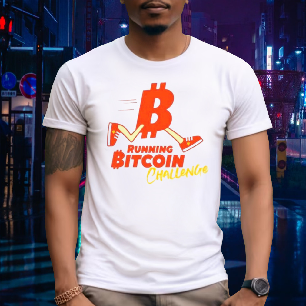 Fran Finney Running Bitcoin Challenge T-Shirt