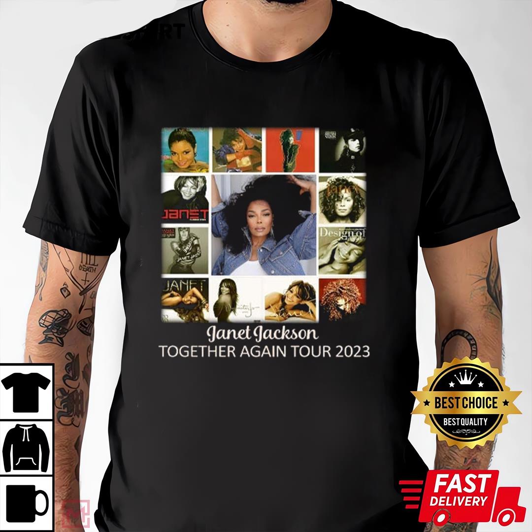 Janet Jackson Together Again Tour 2023 T-Shirt