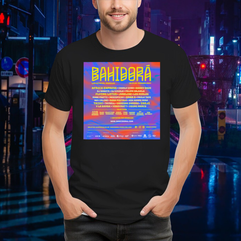 Bahidora Festival 2024 poster shirt