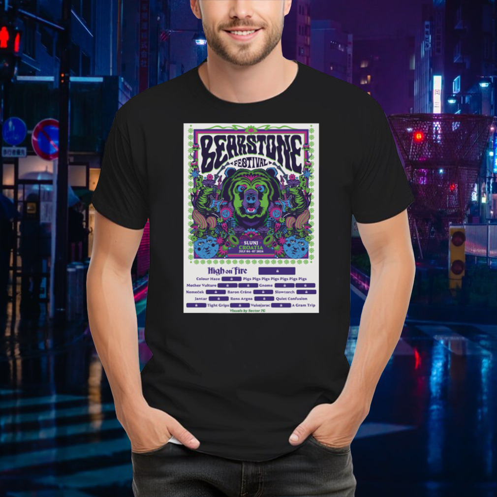 Bear Stone Festival 2024 poster shirt