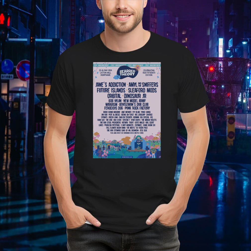 Bearded Theory Festival 2024 poster shirt