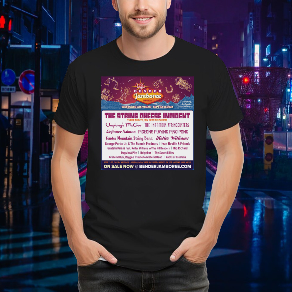 Bender Jamboree 2024 poster shirt